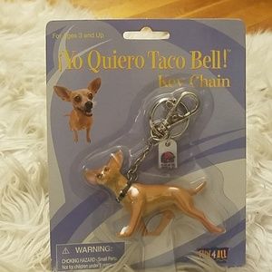 TACO BELL DOG KEYCHAIN VINTAGE 1998 NEW IN BOX💖
